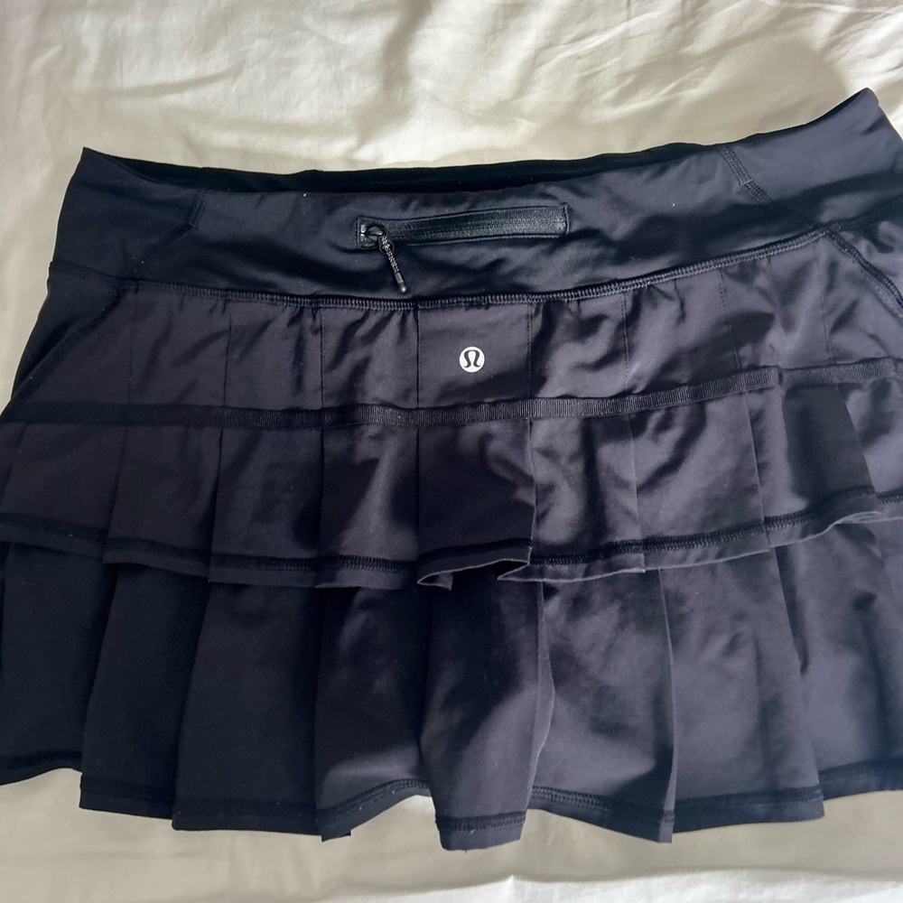lululemon athletica Black Mini Skirt